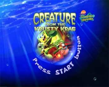 SpongeBob SquarePants: Creature from the Krusty Krab - Screenshot - Game Title Image