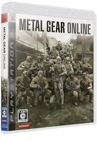 Metal Gear Online - Box - 3D Image