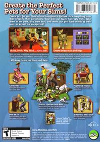 The Sims 2: Pets - Box - Back Image