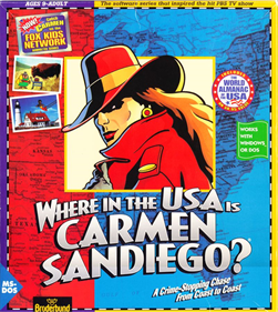 Where in the USA Is Carmen Sandiego? Deluxe - Box - Front Image
