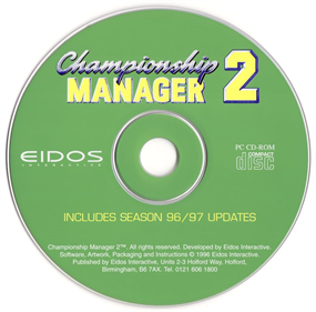 Championship Manager 96/97 - Disc Image