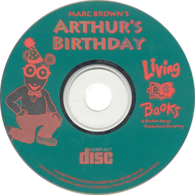 Living Books: Arthur's Birthday - Disc Image