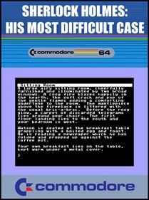 Sherlock Holmes: His Most Difficult Case - Fanart - Box - Front Image