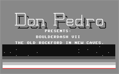 Boulderdash VII - Screenshot - Game Title Image