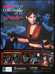 Resident Evil 3: Nemesis - Advertisement Flyer - Front Image