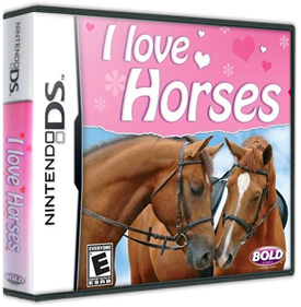 I Love Horses - Box - 3D Image