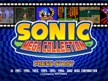 Sonic Mega Collection - Screenshot - Game Title Image