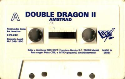 Double Dragon II: The Revenge (Dro Soft) - Cart - Front Image