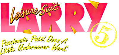 Leisure Suit Larry 5: Passionate Patti Does a Little Undercover Work - Clear Logo Image