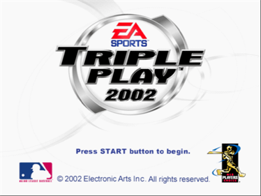 Triple Play 2002 - Screenshot - Game Title Image