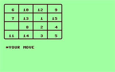 Fifteen Puzzle - Screenshot - Gameplay Image