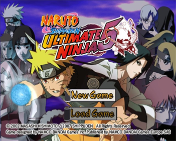 Naruto Shippuden: Ultimate Ninja 5 - Screenshot - Game Title Image