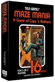 Maze Craze: A Game of Cops 'n Robbers - Box - 3D Image