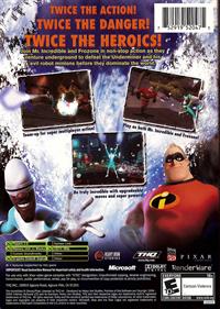 The Incredibles: Rise of the Underminer - Box - Back