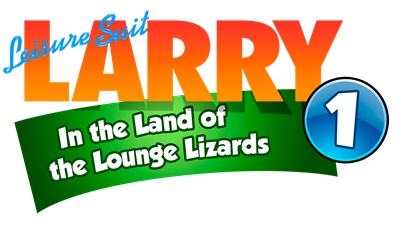 Leisure Suit Larry in the Land of the Lounge Lizards - Clear Logo Image