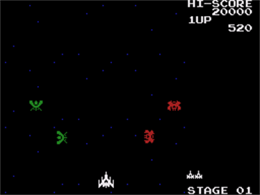 Sega-Galaga - Screenshot - Gameplay Image