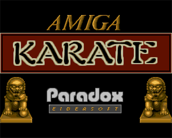 Amiga Karate - Screenshot - Game Title Image