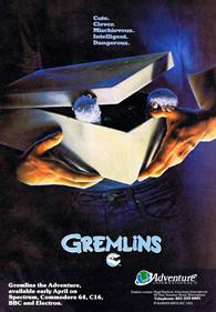 Gremlins: The Adventure - Advertisement Flyer - Front Image