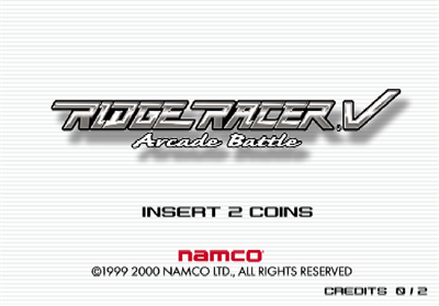 Ridge Racer V Arcade Battle - Screenshot - Game Title Image