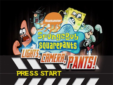 SpongeBob SquarePants: Lights, Camera, Pants! - Screenshot - Game Title Image