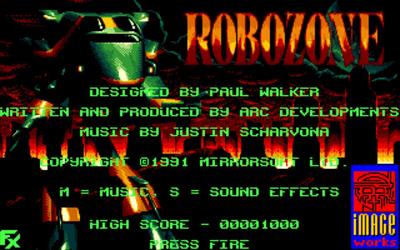 Robozone - Screenshot - Game Select