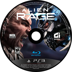 Alien Rage - Fanart - Disc Image