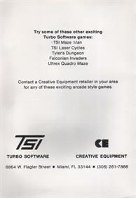 Falconian Invaders - Box - Back Image