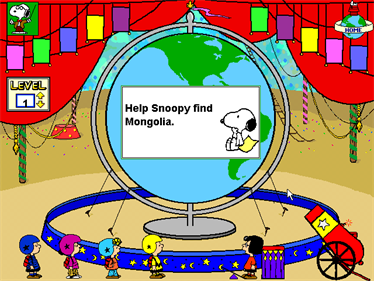 Yearn2Learn: Master Snoopy's World Geography - Screenshot - Gameplay Image