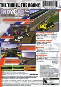 IndyCar Series 2005 - Box - Back Image