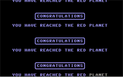 The Red Planet - Screenshot - Game Over Image