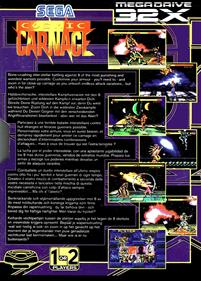 Cosmic Carnage - Box - Back Image