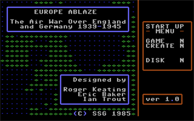 Europe Ablaze - Screenshot - Game Title Image