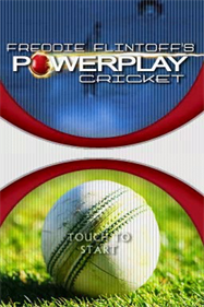 Freddie Flintoff's Power Play Cricket - Screenshot - Game Title Image