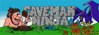 Caveman Ninja - Arcade - Marquee Image