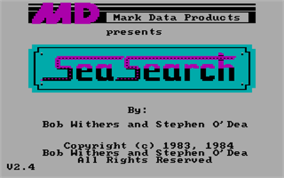 Sea Quest - Screenshot - Game Title Image