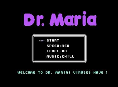 Dr. Maria - Screenshot - Game Title Image
