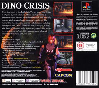 Dino Crisis - Box - Back Image