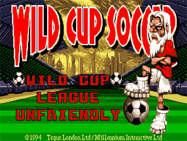 Wild Cup Soccer - Screenshot - Game Title Image