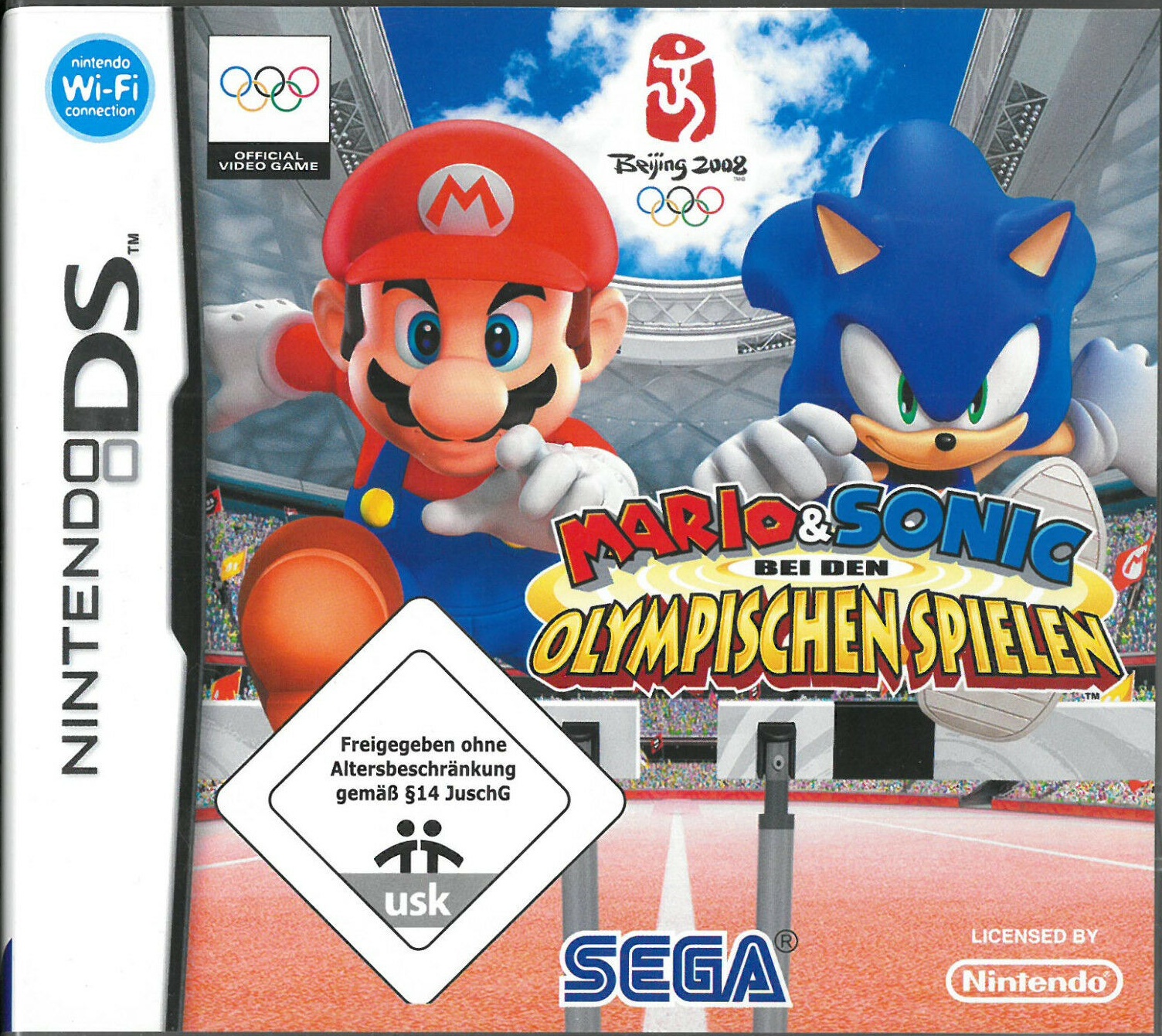 Mario Sonic Jogos Olímpicos 2008 - nintendo ds - Videogames