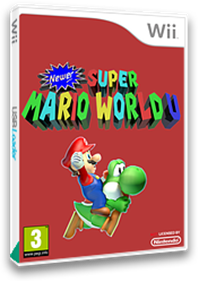 Newer Super Mario World U - Box - 3D Image