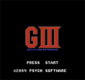 G III: Galaxxon: The Third War - Screenshot - Game Title Image