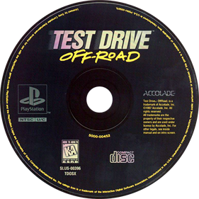Test Drive: Off-Road - Disc Image