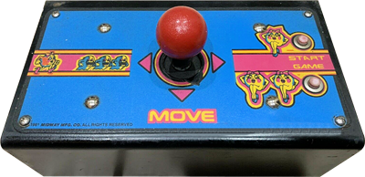 Ms. Pac-Man - Arcade - Control Panel Image