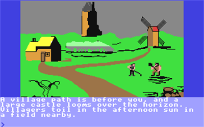 Castle of Terror (Melbourne House) - Screenshot - Gameplay Image
