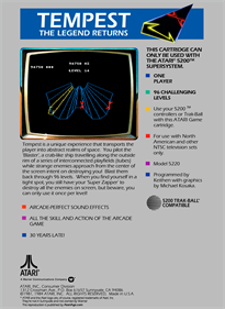 Tempest - Box - Back Image