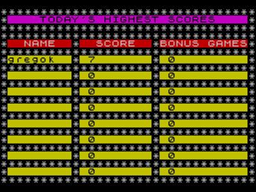 A-Maze - Screenshot - High Scores Image