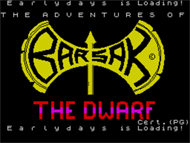 Adventures of Barsak the Dwarf - Screenshot - Game Title Image