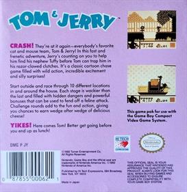 Tom & Jerry - Box - Back Image