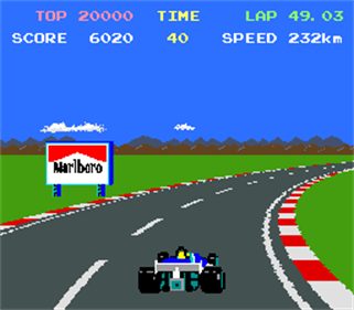 Pole Position II - Screenshot - Gameplay Image
