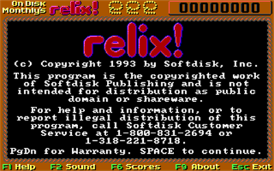 Relix - Screenshot - Game Title Image
